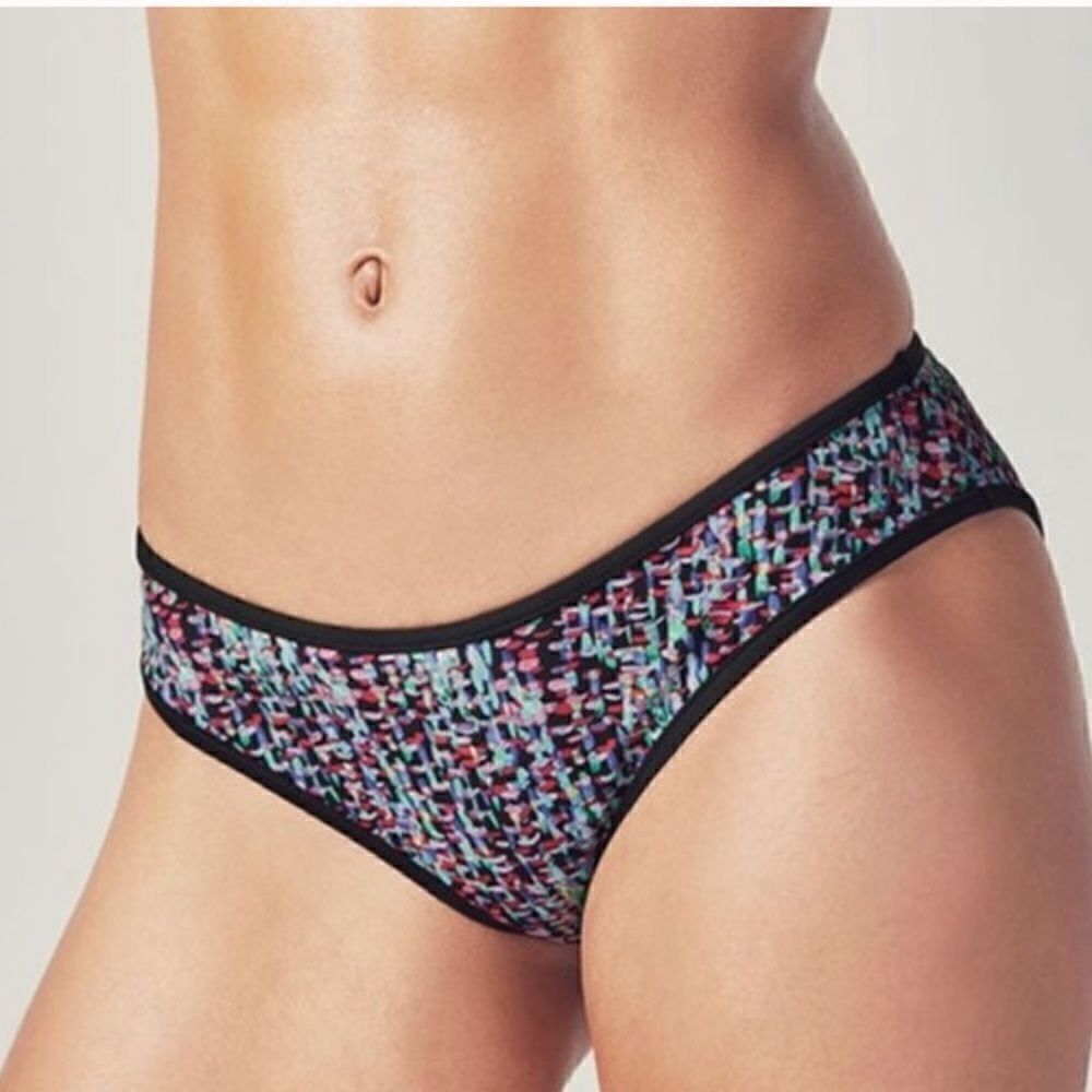 Fabletics Bajan Hipster Multi-color Bikini Bottom Size Medium